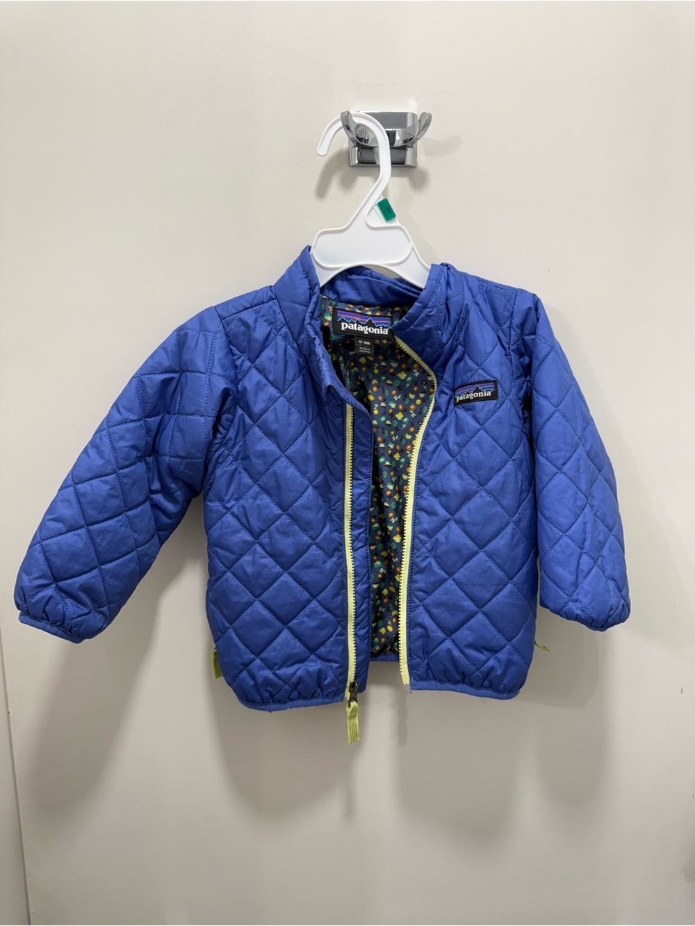 Patagonia Kids Blue Quilted Puffer Jacket